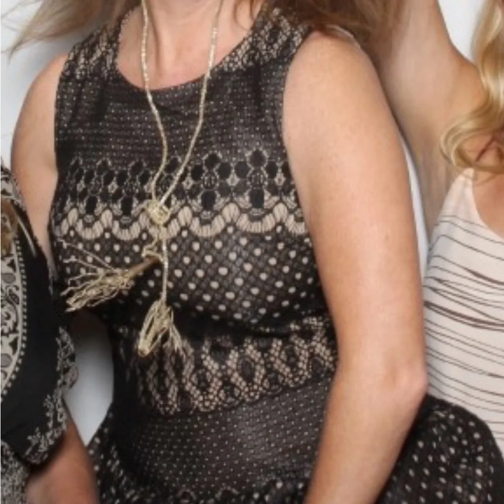 CeCe by Cynthia Steffe black lace dress 
size 4 - Picture 8 of 12